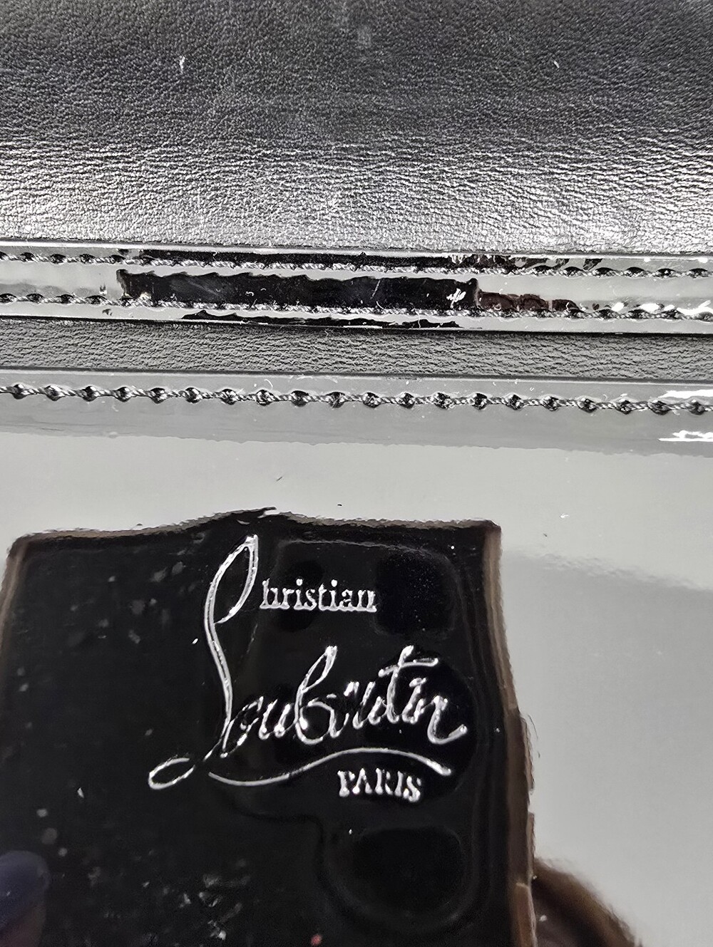 Christian Louboutin Loubi54 Patent Leather Bag - Picture 7 of 11